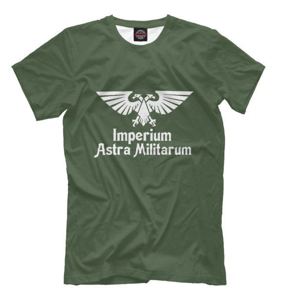 Футболка для мальчиков с изображением Imperium Astra Militarum цвета Белый
