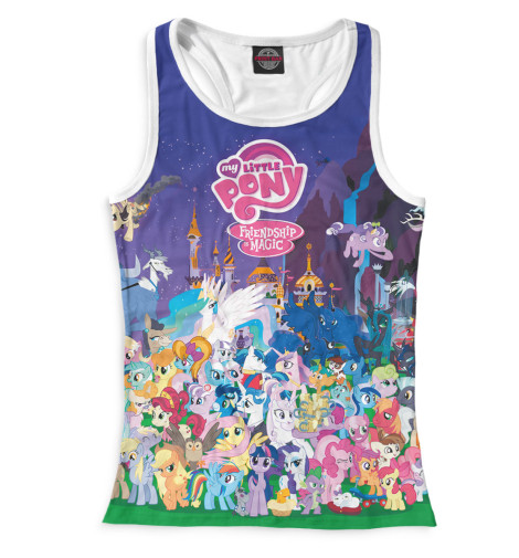 

Майки борцовки Print Bar, Белый, My Little Pony