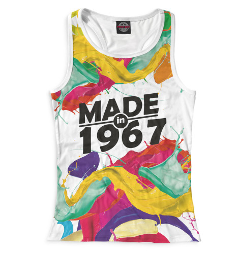 

Майки борцовки Print Bar, Белый, Made in 1967