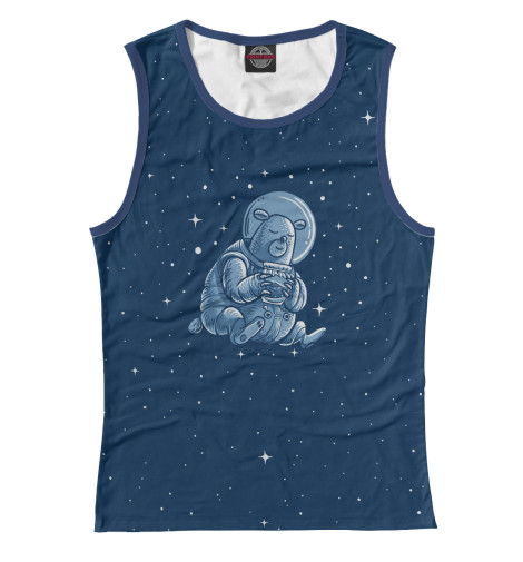 

Майки Print Bar, Белый, Sleeping Space Bear
