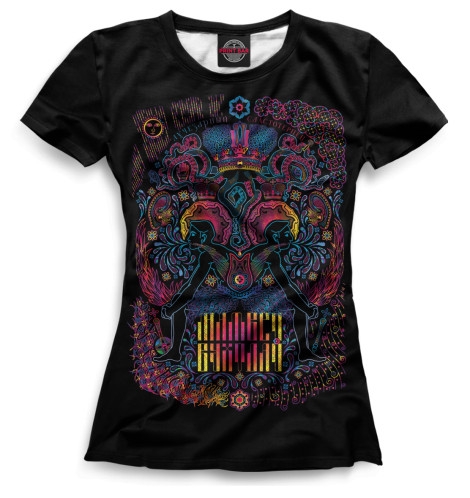 

Футболки Print Bar, Белый, Psychedelic
