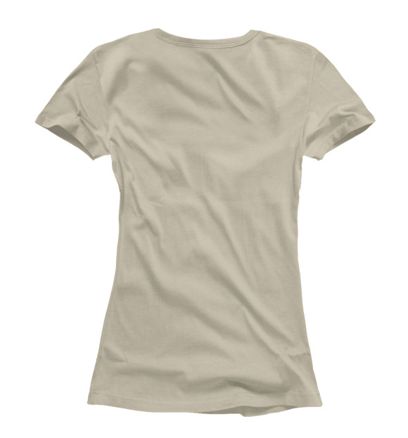 Женская футболка с изображением Уточка цвета Белый