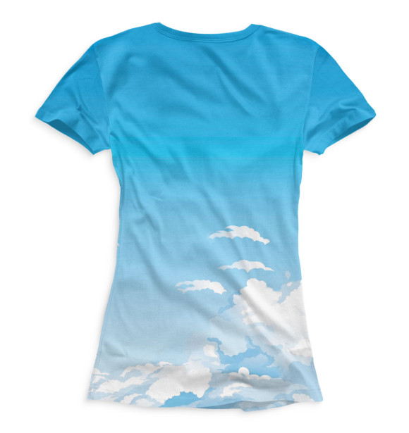 Футболка для девочек с изображением ПВО цвета Белый