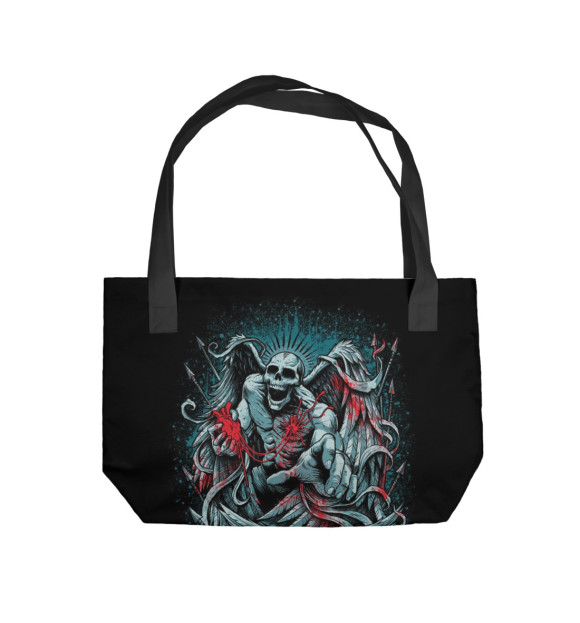 Пляжная сумка с изображением Death Angel цвета 