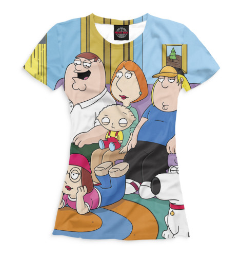 

Футболки Print Bar, Белый, Гриффины