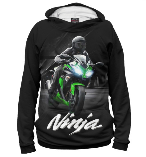 

Худи Print Bar, Белый, Kawasaki Ninja
