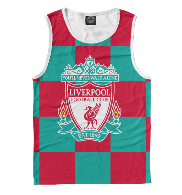 Майка для мальчика с изображением LIVERPOOL цвета Белый