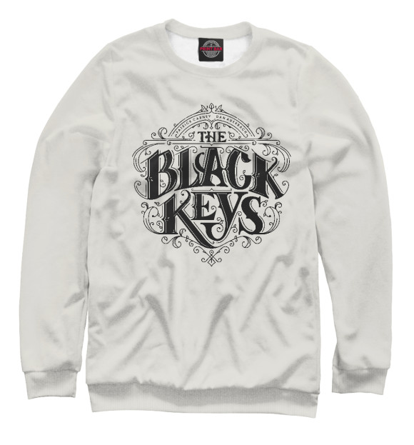 Женский свитшот с изображением The Black Keys цвета Белый