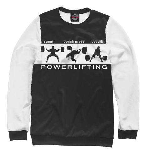 

Свитшоты Print Bar, Белый, Powerlifting