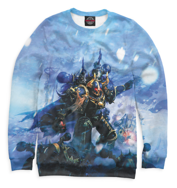 Свитшот для девочек с изображением Warhammer цвета Белый