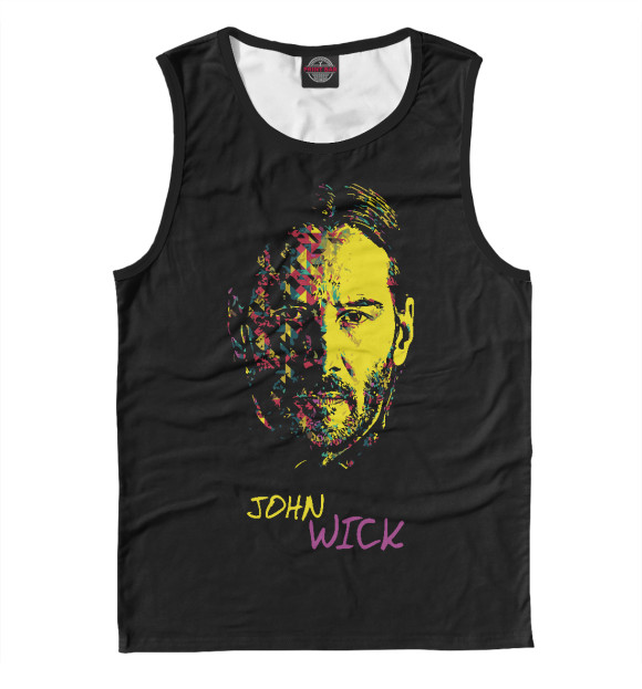 Майка для мальчика с изображением John Wick цвета Белый