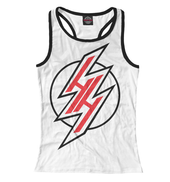 Женская майка-борцовка с изображением Hentai Heaven цвета Белый