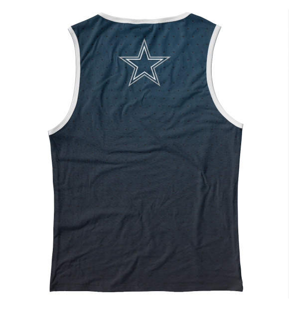 Женская майка с изображением Dallas Cowboys цвета Белый