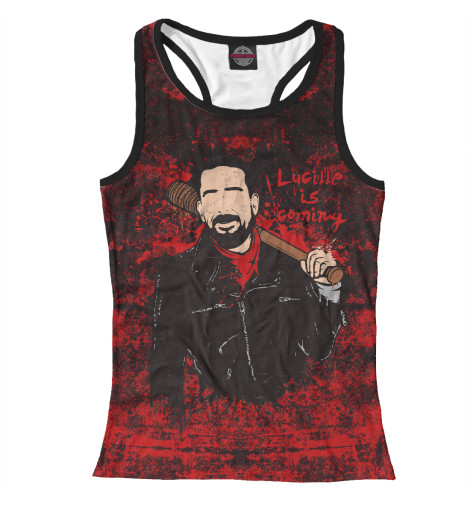 

Майки борцовки Print Bar, Белый, Lucille is Сoming