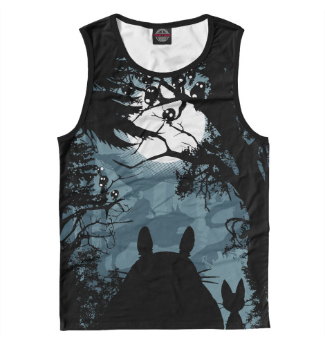 

Майки Print Bar, Белый, Мой сосед Тоторо