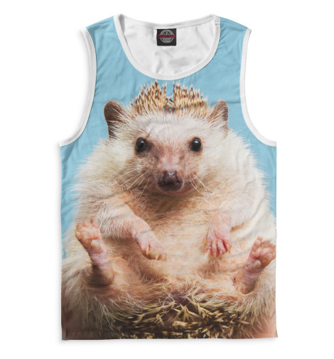 

Майки Print Bar, Белый, Ёжики