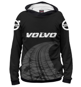 Худи для девочки Volvo Speed Tires (лого на рукавах)