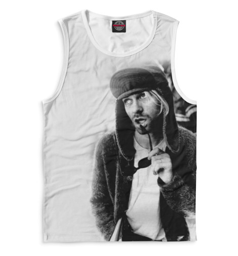 

Майки Print Bar, Белый, Kurt Cobain