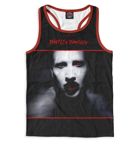 

Майки борцовки Print Bar, Белый, Mаrilyn Manson