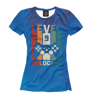Женская футболка Level 9th Unlock