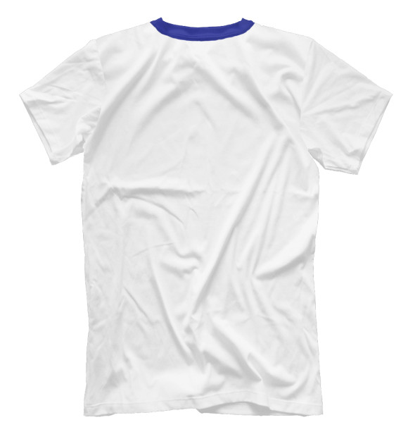Мужская футболка с изображением Рыжий цвета Белый