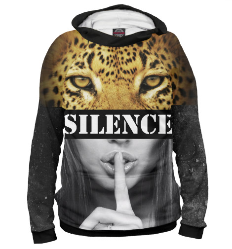 

Худи Print Bar, Белый, Silence