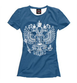 Женская футболка Герб Российской Федерации
