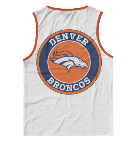 

Майки Print Bar, Белый, Denver Broncos - Денвер Бронкос