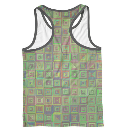 

Майки борцовки Print Bar, Белый, Фрактальная мозайка