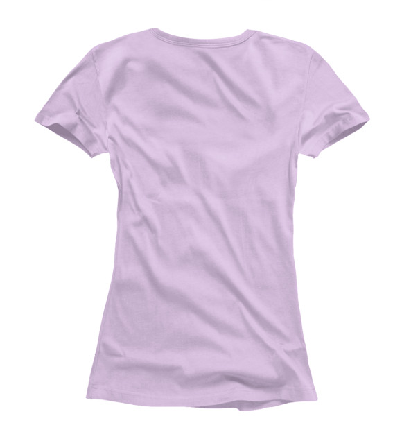 Женская футболка с изображением Любовь под дождем цвета Белый