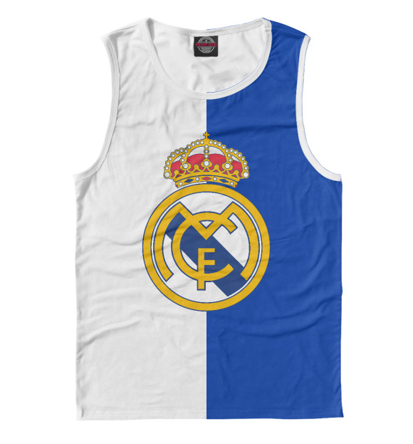Майка для мальчика с изображением Real Madrid цвета Белый