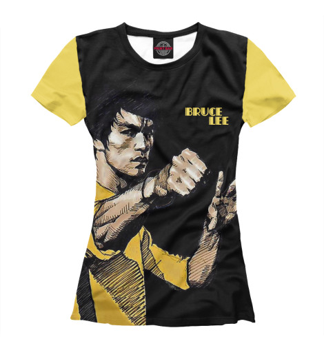 

Футболки Print Bar, Белый, Брюс Ли