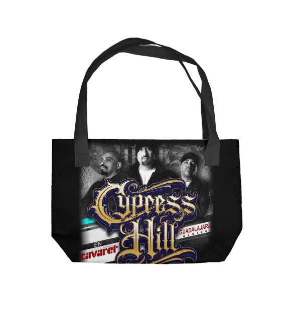 Пляжная сумка с изображением Cypress Hill by Graftio цвета 