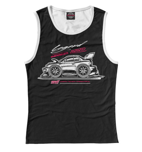 

Майки Print Bar, Белый, Subaru 22b 2