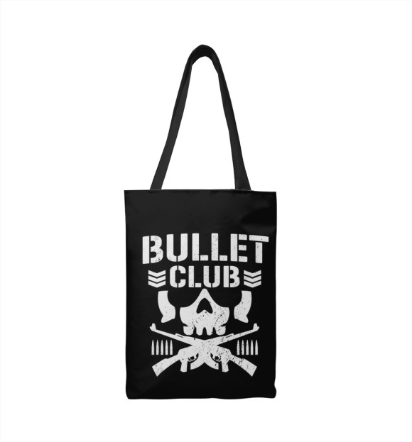 Сумка-шоппер с изображением Bullet Club цвета 