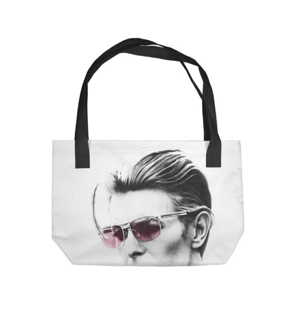 Пляжная сумка с изображением Дэвид Боуи цвета 