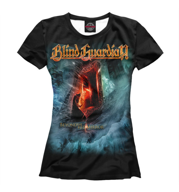 Женская футболка с изображением Blind Guardian цвета Белый