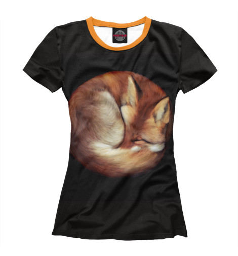 

Футболки Print Bar, Белый, Спящая лиса