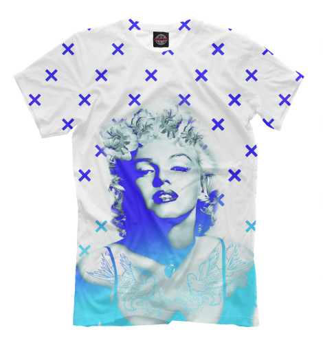 

Футболки Print Bar, Молочно-белый, Marilyn Monroe