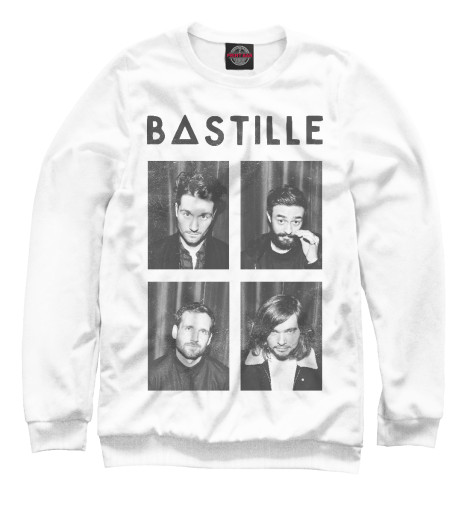 

Свитшоты Print Bar, Белый, Bastille