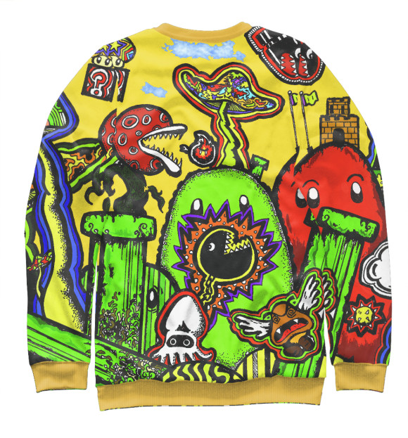 Свитшот для мальчиков с изображением Глюки цвета Белый