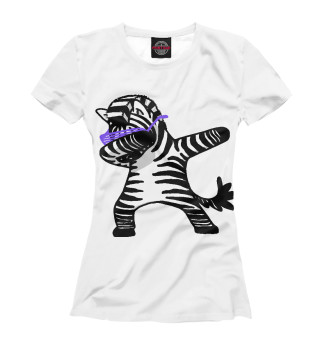 Женская футболка zebra dab