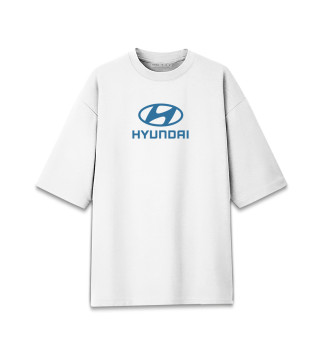 Женская футболка оверсайз Hyundai
