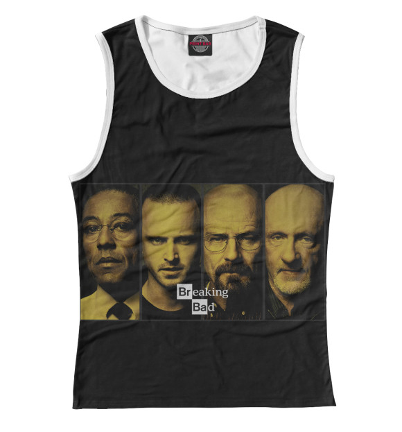 Майка для девочки с изображением Во все тяжкие цвета Белый