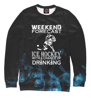 Женский свитшот WEEKEND FORECAST HOCKEY