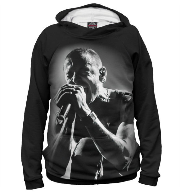 Женское худи с изображением Linkin Park цвета Белый