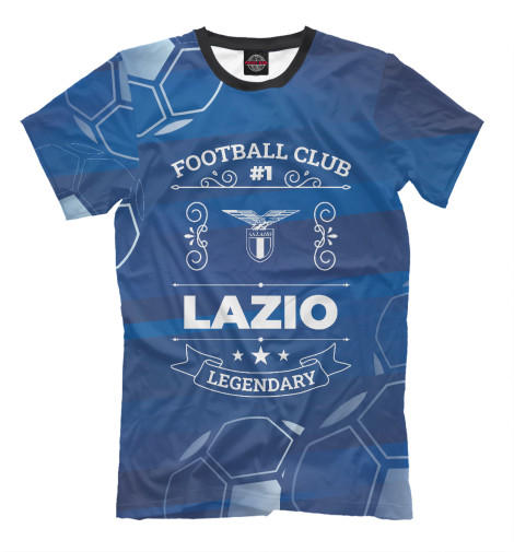 футболки print bar liverpool fc glitch фигуры Футболки Print Bar Lazio FC #1