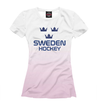 Женская футболка Sweden Hockey