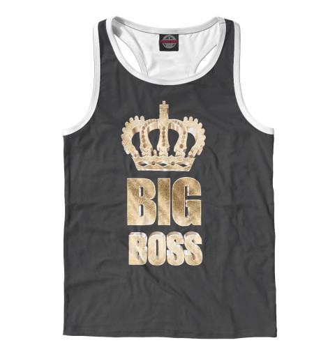 

Майки борцовки Print Bar, Белый, Big Boss