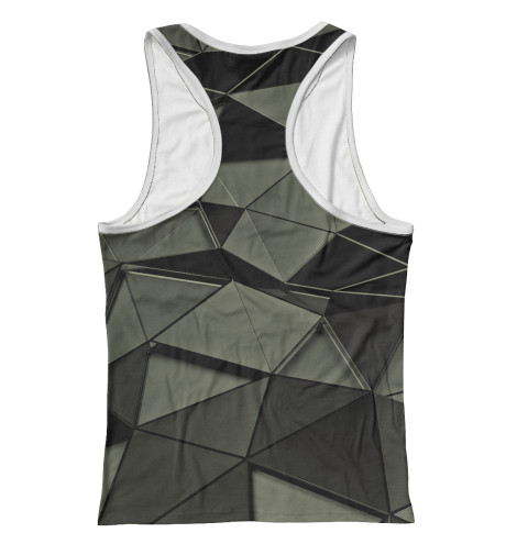 

Майки борцовки Print Bar, Белый, Abstract gray